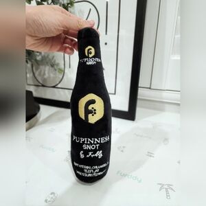 3 For $10 NEW Beer Bottle Dog Plush Toy